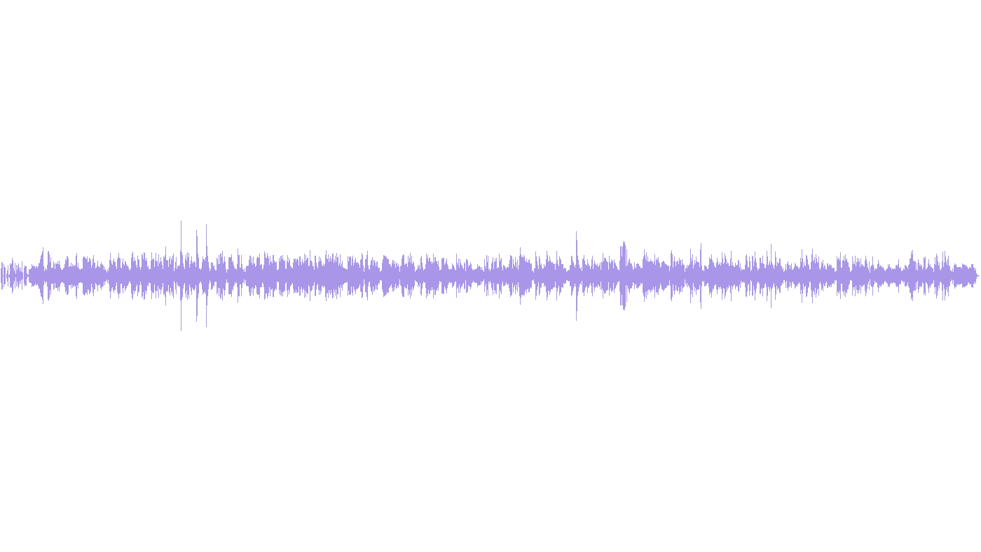 Waveform visualization for the audio story