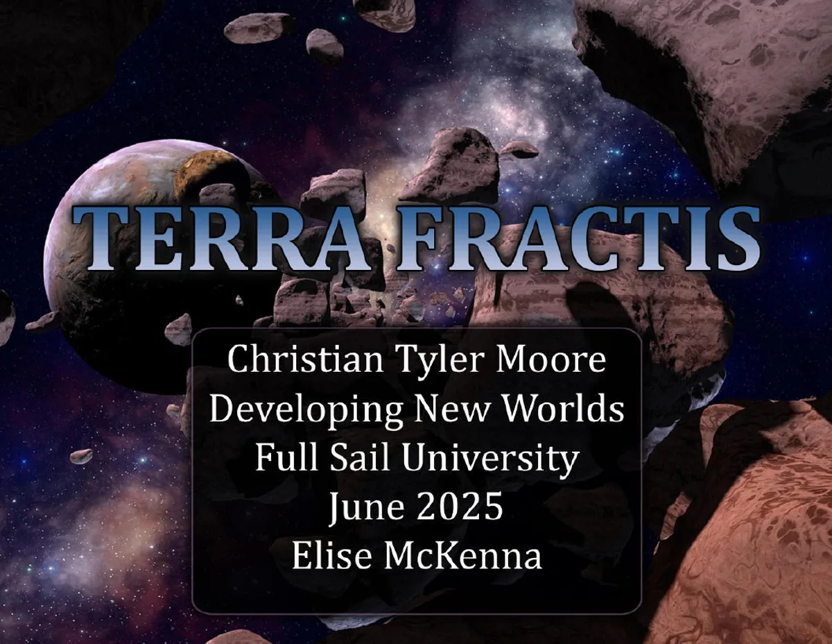 Cover of the Terra Fractis story bible