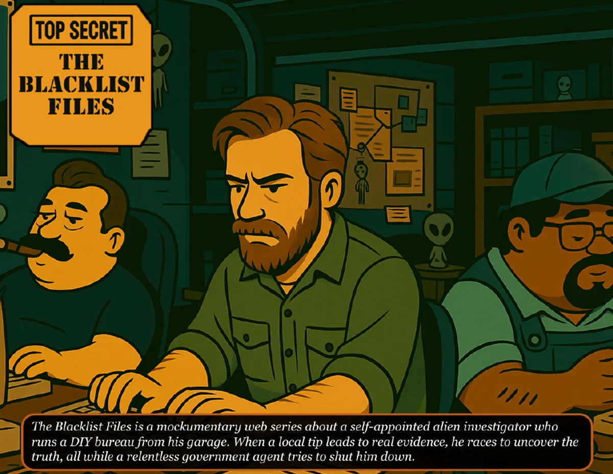 Cover of The Blacklist Files pitch deck